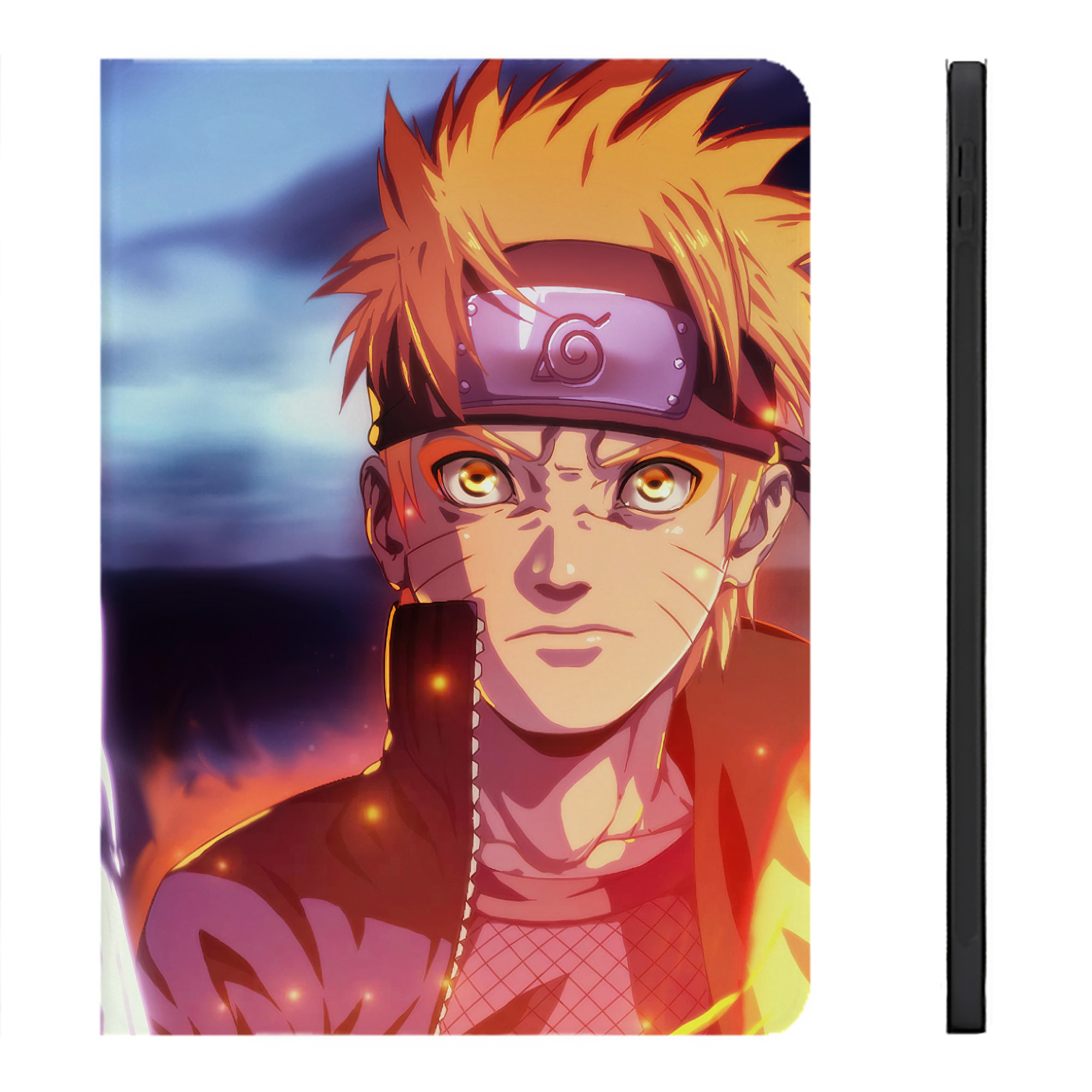 （画像用） NARUTO -ナルト- NARUTO -ナルト- 疾風伝 IPadケース ペンホルダー付き ブックスタイルデザイン